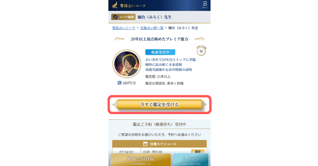 電話占いニーケ